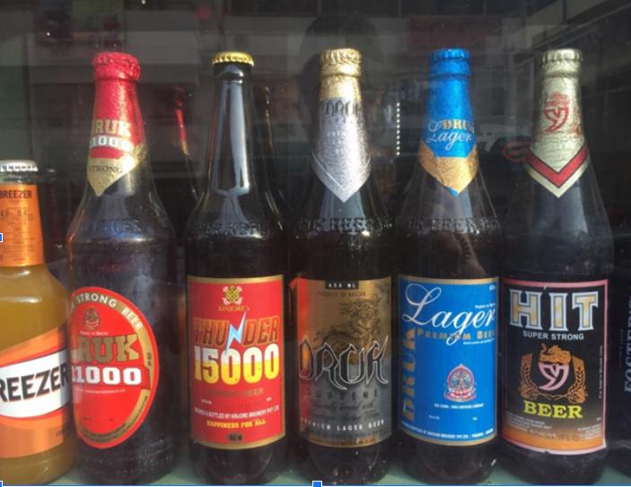 Drinks in Bhutan